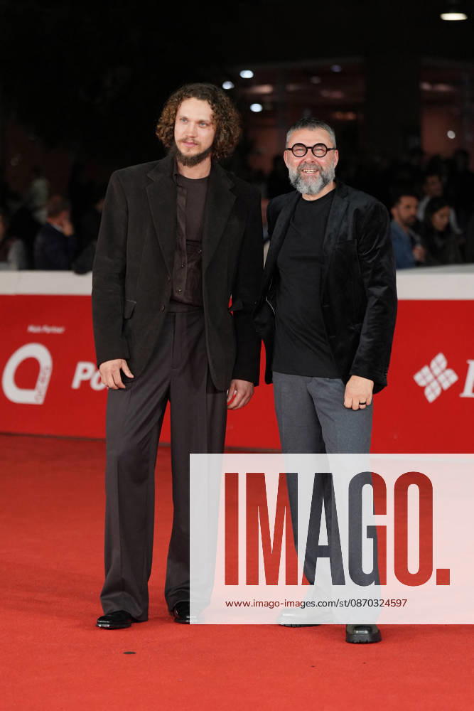 21st Rome Film Fest - Ula Screening Latvian actors Viesturs Kairiss and Karlis Arnolds Avots attend the red carpet premiere of the film Ula (Ulya) during the 21st Rome Film Fest in Rome, Italy on October 21, 2026. Photo by Andrea Bracaglia ABACAPRESS.COM Rome Italy Italy