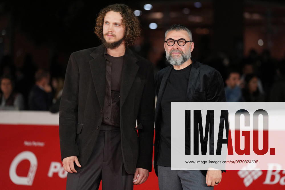 21st Rome Film Fest - Ula Screening Latvian actors Viesturs Kairiss and Karlis Arnolds Avots attend the red carpet premiere of the film Ula (Ulya) during the 21st Rome Film Fest in Rome, Italy on October 21, 2026. Photo by Andrea Bracaglia ABACAPRESS.COM Rome Italy Italy