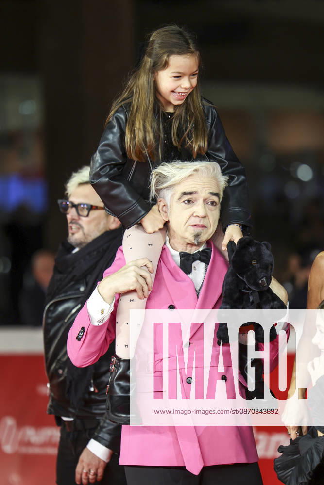 Morgan wears Richmond with his daughters and wife Alessandra Cataldo during the red carpet of the film Non Importa Dove on the occasion of the 21st edition of the Rome Film Fest, at the Auditorium Parco della Musica in Rome, 22 10 2026 Rome Italy - ZUMAa289 20261021_zia_a289_401