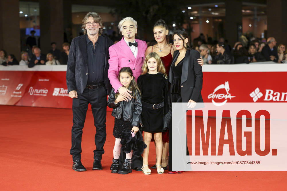 Morgan wears Richmond with his daughters and wife Alessandra Cataldo during the red carpet of the film Non Importa Dove on the occasion of the 21st edition of the Rome Film Fest, at the Auditorium Parco della Musica in Rome, 22 10 2026 Rome Italy - ZUMAa289 20261021_zia_a289_405