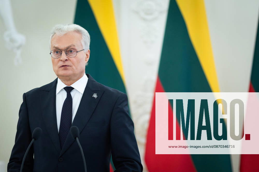 Lietuvos Respublikos Prezidentas Gitanas Nauseda prieme i Lietuva atvykusi Juodkalnijos Prezidenta Jakova Milatoviciu. Vilnius, 2026-10-22