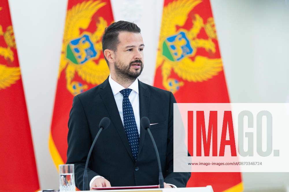 Lietuvos Respublikos Prezidentas Gitanas Nauseda prieme i Lietuva atvykusi Juodkalnijos Prezidenta Jakova Milatoviciu. Vilnius, 2026-10-22
