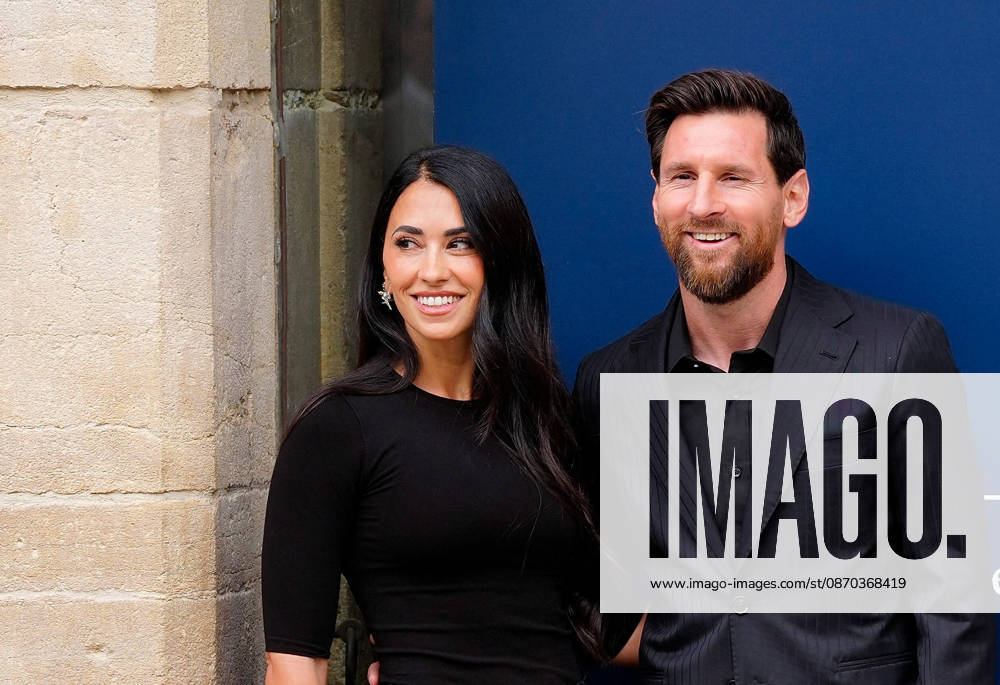 Lionel Messi and his wife Antonella Roccuzzo arrive at the Reconquista Hotel ahead of the Princess of Asturias Awards ceremony in Oviedo on October 22, 2026. The Princess of Asturias Awards ceremony will take place on Friday