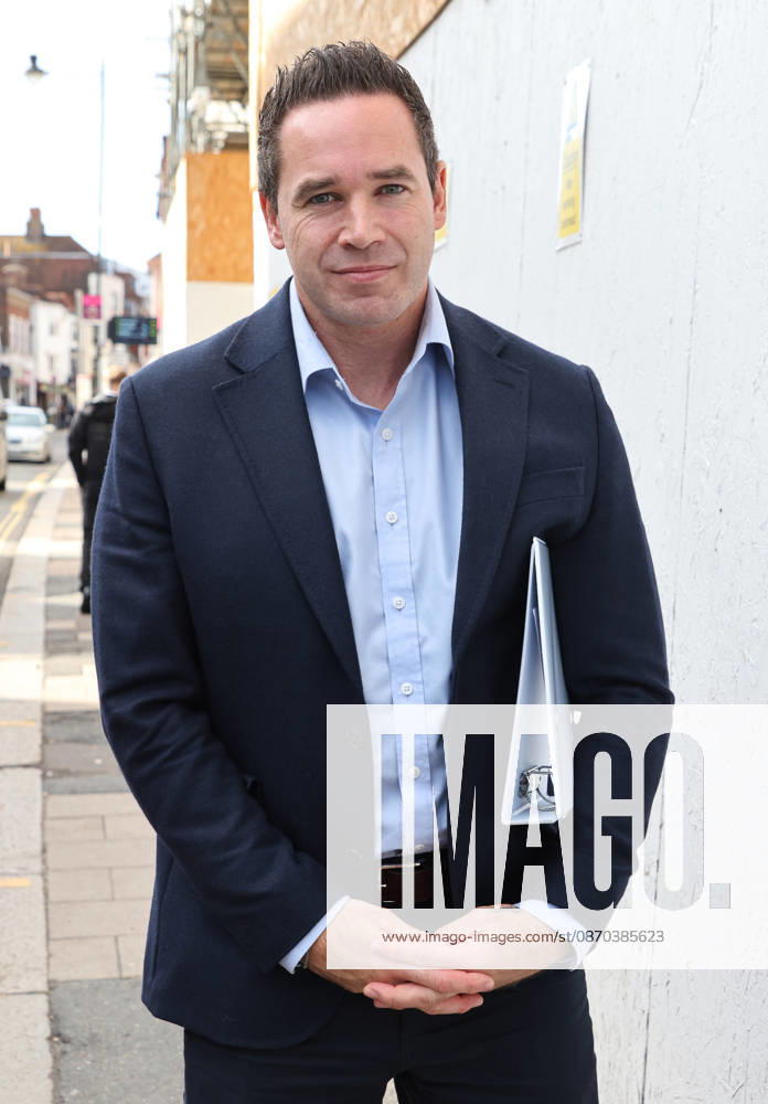 Kieran Hayler 22.10.2026. Kieran Hayler ex husband of Katie Price, looks happy after his not guilty verdict as he leaves Lewes Crown Court this afternoon.