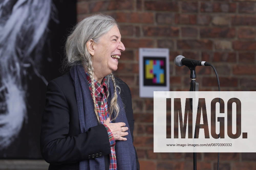 Patti Smith attended a tribute in her honour where more than 3,000 people sang along to People Have the Power? at Fabrica de Armas de La Vega on October 22, 2026 in Oviedo, Spain Oviedo Spain - ZUMAg15_ 20261022_zaf_g15_051