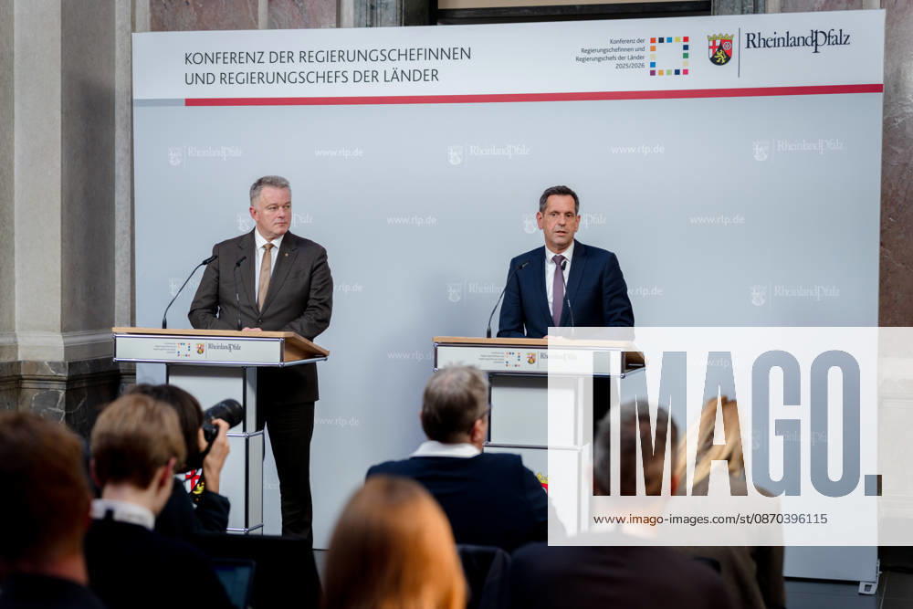 Konferenz der Regierungschefinnen und Regierungschefs, MPK Konferenz der Regierungschefinnen und Regierungschefs der Länder, Berlin, Bundesrat, MPK Ministerpräsident, Olaf Lies Ministerpräsident, Gordon Schnieder Berlin Berlin GER