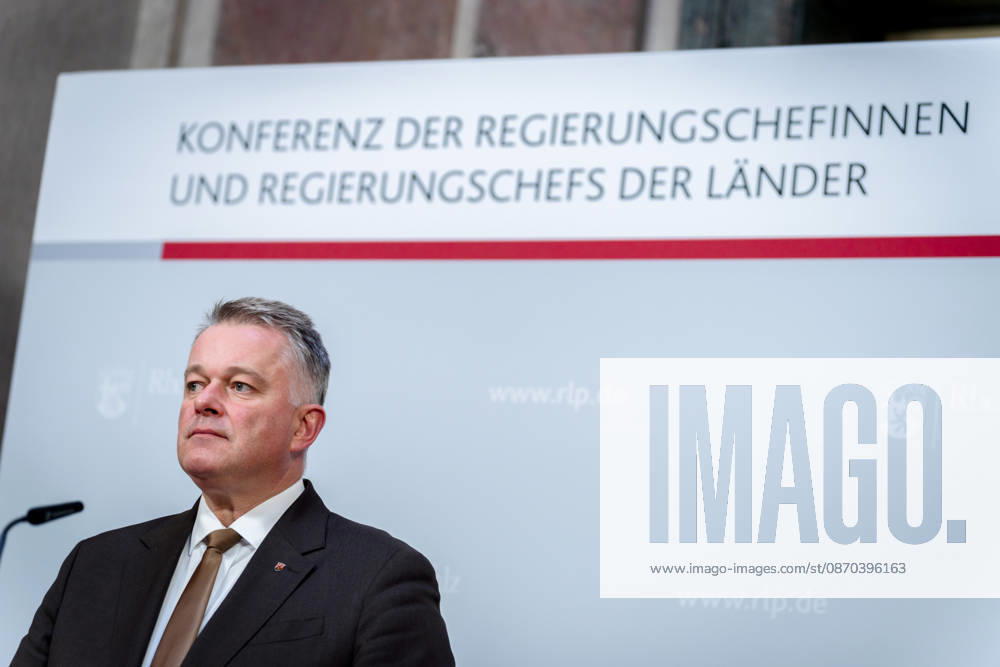 Konferenz der Regierungschefinnen und Regierungschefs, MPK Konferenz der Regierungschefinnen und Regierungschefs der Länder, Berlin, Bundesrat, MPK Ministerpräsident, Gordon Schnieder Berlin Berlin GER