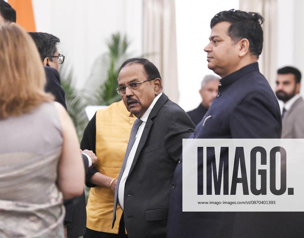 NSA Ajit Doval at Hyderabad House New Delhi, Oct 22 (ANI): NSA Ajit Doval before the joint press statement between Prime Minister Narendra Modi and Polish Prime Minister Donald Tusk at Hyderabad House, in New Delhi on Thursday. NEW DELHI Delhi India