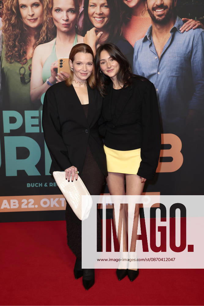 Karoline Herfurth and Emily Kusche during the premiere of Der perfekte Urlaub at Zoo Palast on October 22, 2026 in Berlin, Germany Der Perfekte Urlaub Premiere in Berlin, Germany