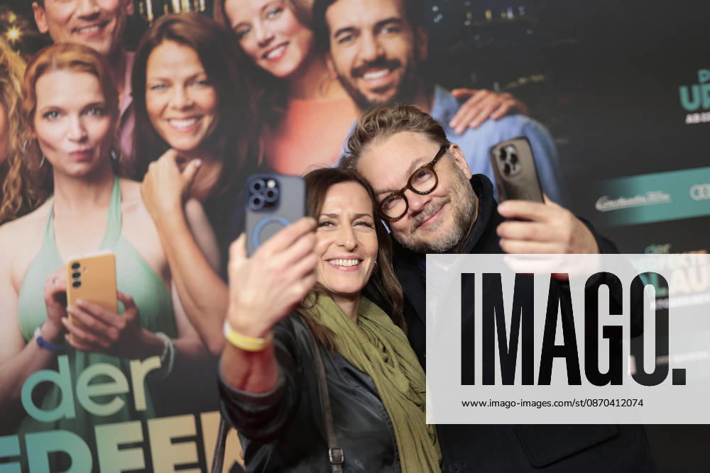Ulrike Frank and Marc Schubring during the premiere of Der perfekte Urlaub at Zoo Palast on October 22, 2026 in Berlin, Germany Der Perfekte Urlaub Premiere in Berlin, Germany