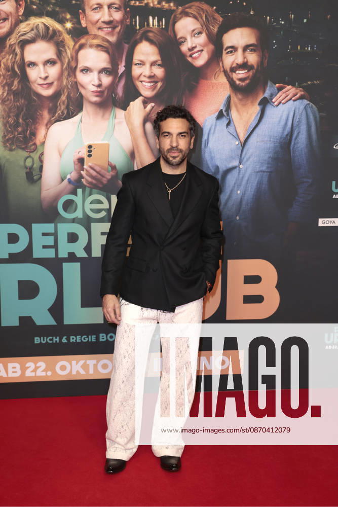 Elyas M Barek during the premiere of Der perfekte Urlaub at Zoo Palast on October 22, 2026 in Berlin, Germany Der Perfekte Urlaub Premiere in Berlin, Germany