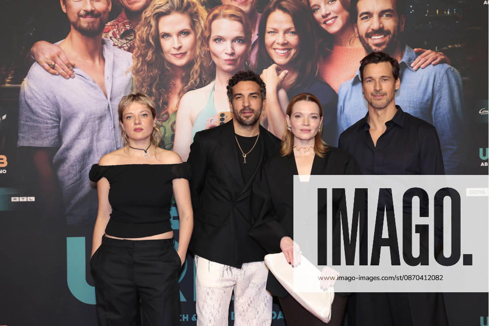 Jella Haase, Elyas M Barek, Karoline Herfurth and Florian David Fitz during the premiere of Der perfekte Urlaub at Zoo Palast on October 22, 2026 in Berlin, Germany Der Perfekte Urlaub Premiere in Berlin, Germany