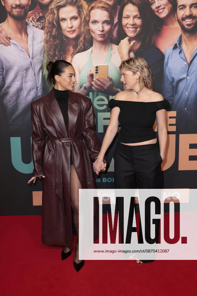 Gizem Emre and Jella Haase during the premiere of Der perfekte Urlaub at Zoo Palast on October 22, 2026 in Berlin, Germany Der Perfekte Urlaub Premiere in Berlin, Germany