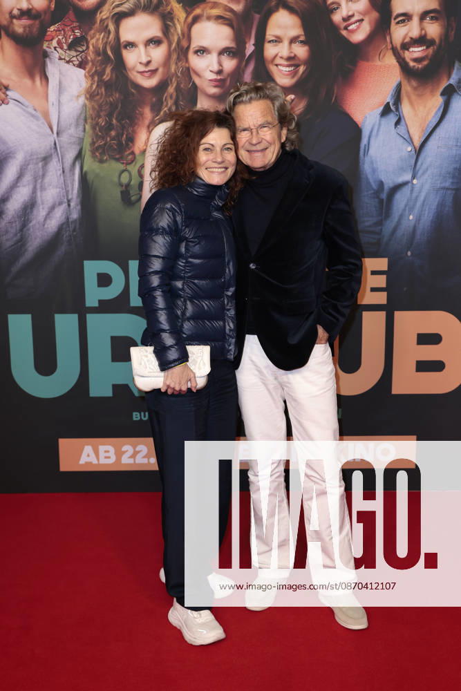 Andrea Bury and Florian Langenscheidt during the premiere of Der perfekte Urlaub at Zoo Palast on October 22, 2026 in Berlin, Germany Der Perfekte Urlaub Premiere in Berlin, Germany