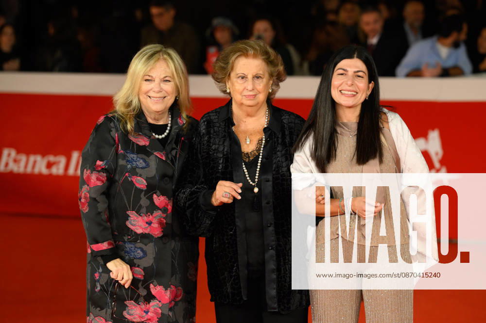 News - Rome Film Fest 2026 - Day 10 Rita dal Chiesa, Maria Falcone and Chiara Colosimo attends the red carpet Un Atto dAmore Premiere during the 21th Rome Film Fest at Auditorium Parco della Musica on October 22, 2026 in Rome, Italy. Rome Auditorium Parco della Musica Ennio Morricone Italy