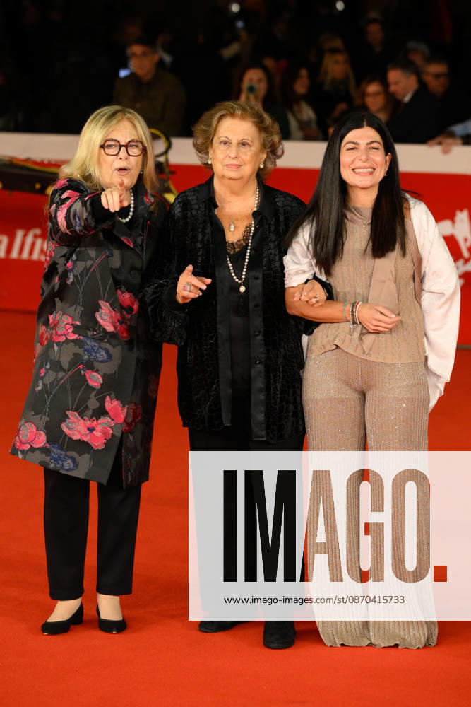 News - Rome Film Fest 2026 - Day 10 Rita dal Chiesa, Maria Falcone and Chiara Colosimo attends the red carpet Un Atto dAmore Premiere during the 21th Rome Film Fest at Auditorium Parco della Musica on October 22, 2026 in Rome, Italy. Rome Auditorium Parco della Musica Ennio Morricone Italy