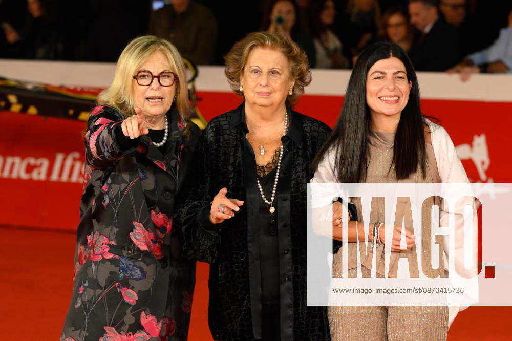 News - Rome Film Fest 2026 - Day 10 Rita dal Chiesa, Maria Falcone and Chiara Colosimo attends the red carpet Un Atto dAmore Premiere during the 21th Rome Film Fest at Auditorium Parco della Musica on October 22, 2026 in Rome, Italy. Rome Auditorium Parco della Musica Ennio Morricone Italy