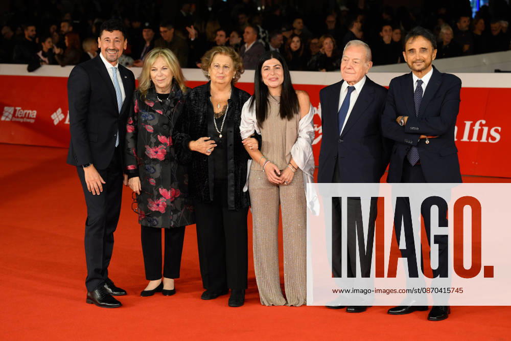 News - Rome Film Fest 2026 - Day 10 (L-R) Salvatore Vacchi, Rita dalla Chiesa, Maria Falcone, Chiara Colosimo, Giampaolo Letta and Vincenzo di Fresco attends the red carpet Un Atto dAmore Premiere during the 21th Rome Film Fest at Auditorium Parco della Musica on October 22, 2026 in Rome, Italy. Rome Auditorium Parco della Musica Ennio Morricone Italy