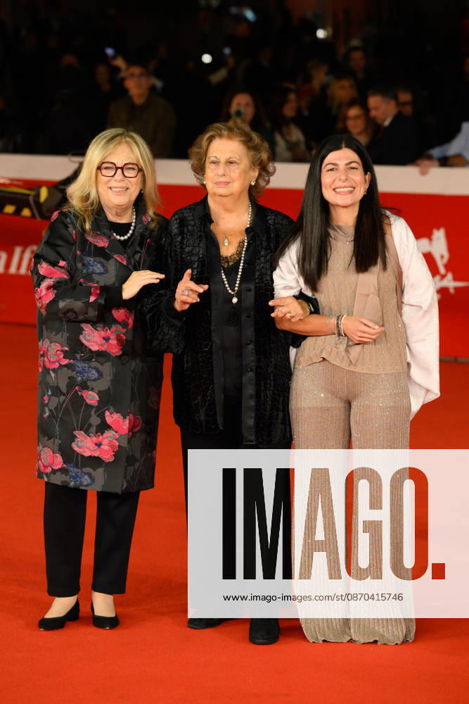 News - Rome Film Fest 2026 - Day 10 Rita dal Chiesa, Maria Falcone and Chiara Colosimo attends the red carpet Un Atto dAmore Premiere during the 21th Rome Film Fest at Auditorium Parco della Musica on October 22, 2026 in Rome, Italy. Rome Auditorium Parco della Musica Ennio Morricone Italy
