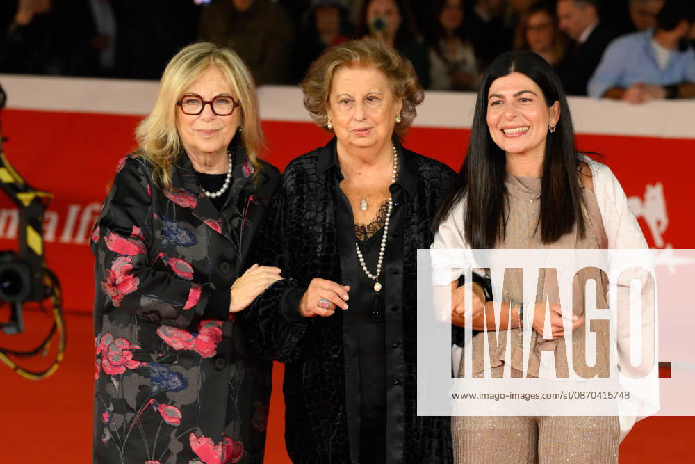 News - Rome Film Fest 2026 - Day 10 Rita dal Chiesa, Maria Falcone and Chiara Colosimo attends the red carpet Un Atto dAmore Premiere during the 21th Rome Film Fest at Auditorium Parco della Musica on October 22, 2026 in Rome, Italy. Rome Auditorium Parco della Musica Ennio Morricone Italy
