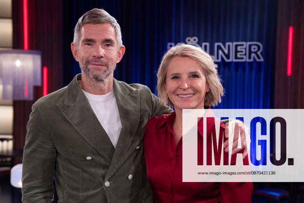 Von links: Micky BEISENHERZ, Moderator, Susan LINK, Moderatorin, Moderatoren der Sendung ,,Koelner Treff,, im WDR Fernsehen