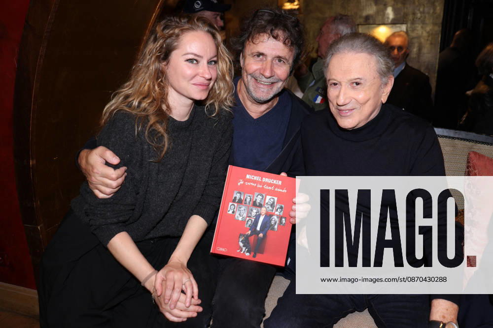 Exclusive - Michel Drucker book launch - Paris Exclusive - Michel Drucker, Mounya De La Villardière and Christophe Carrière attend Michel Drucker « Je vous ai tant aimés » book launch organized by Five Eyes Production at Buddha Bar, in Paris, France, October 22, 2026. Photo by Jerome Domine ABACAPRESS.COM Paris France