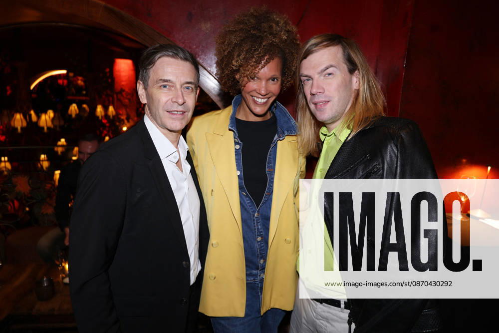 Exclusive - Michel Drucker book launch - Paris Exclusive - Thierry Marsaux, Amanda Scott and Christophe Guillarmé attend Michel Drucker « Je vous ai tant aimés » book launch organized by Five Eyes Production at Buddha Bar, in Paris, France, October 22, 2026. Photo by Jerome Domine ABACAPRESS.COM Paris France