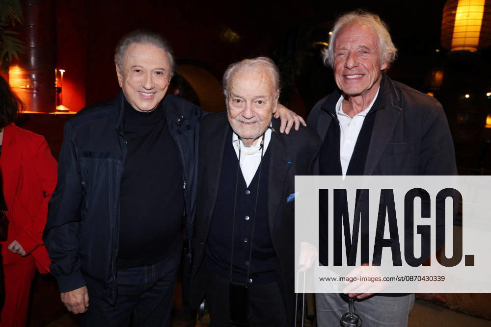 Exclusive - Michel Drucker book launch - Paris Exclusive - Michel Drucker, Norbert Saada and François Bernheim attend Michel Drucker « Je vous ai tant aimés » book launch organized by Five Eyes Production at Buddha Bar, in Paris, France, October 22, 2026. Photo by Jerome Domine ABACAPRESS.COM Paris France
