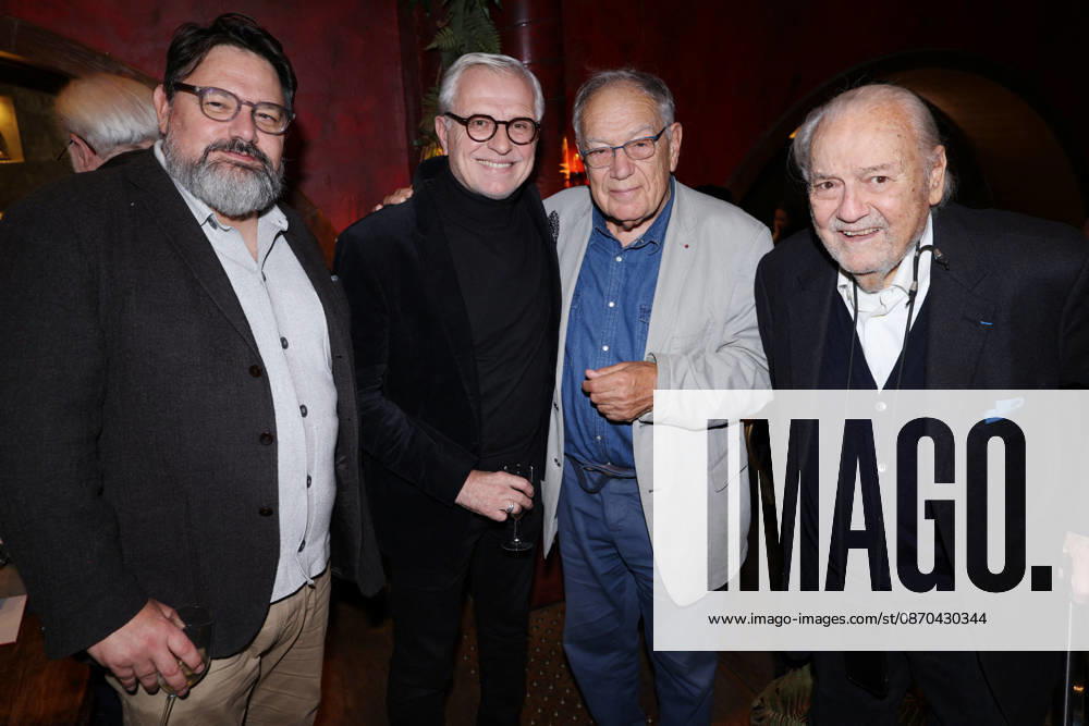 Exclusive - Michel Drucker book launch - Paris Exclusive - Olivier Vial, Thierry Cabannes, Michel Chevalet and Norbert Saada attend Michel Drucker « Je vous ai tant aimés » book launch organized by Five Eyes Production at Buddha Bar, in Paris, France, October 22, 2026. Photo by Jerome Domine ABACAPRESS.COM Paris France
