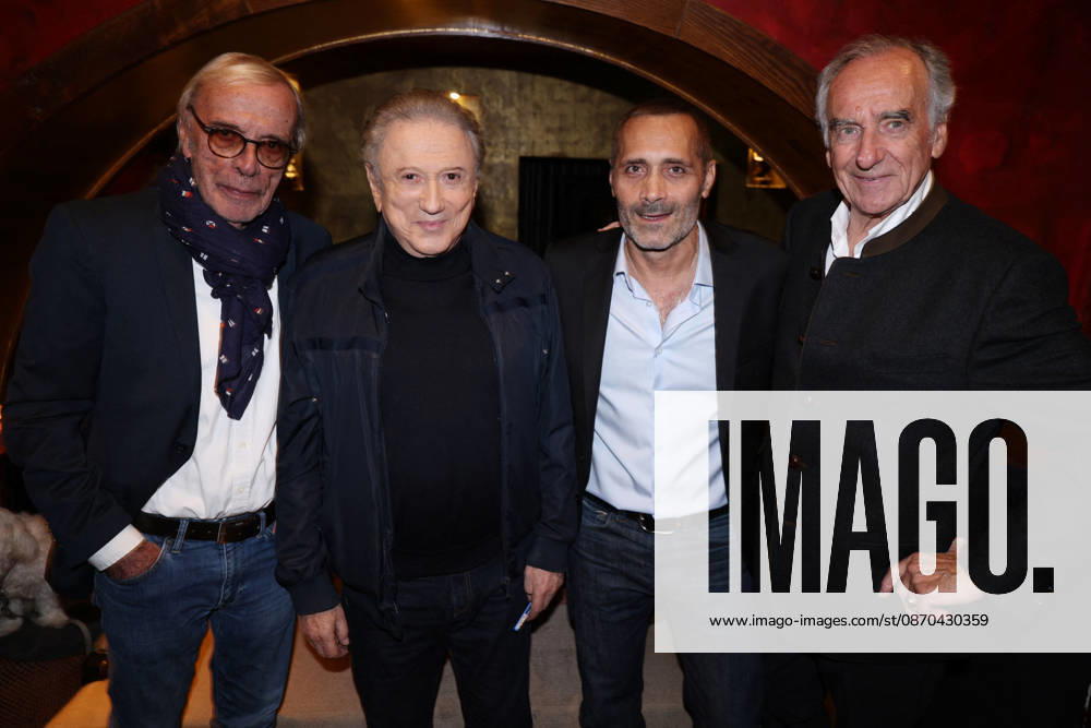 Exclusive - Michel Drucker book launch - Paris Exclusive - Dominique Grimaud, Michel Drucker, David Setrouk and Patrick Mahé attend Michel Drucker « Je vous ai tant aimés » book launch organized by Five Eyes Production at Buddha Bar, in Paris, France, October 22, 2026. Photo by Jerome Domine ABACAPRESS.COM Paris France