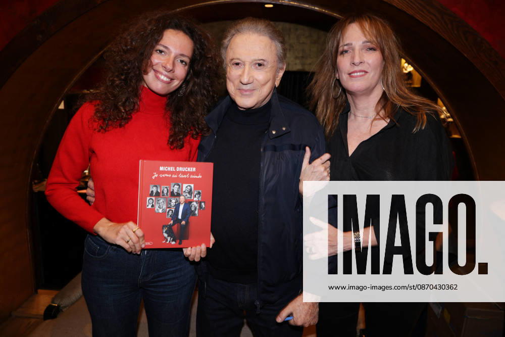 Exclusive - Michel Drucker book launch - Paris Exclusive - Michel Drucker, his daughter Stéfanie Jarre and his granddaughter Rebecca Chateau attend Michel Drucker « Je vous ai tant aimés » book launch organized by Five Eyes Production at Buddha Bar, in Paris, France, October 22, 2026. Photo by Jerome Domine ABACAPRESS.COM Paris France