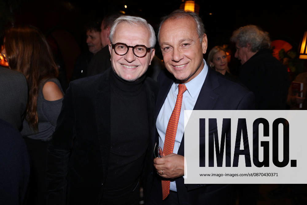 Exclusive - Michel Drucker book launch - Paris Exclusive - Thierry Cabannes and Philippe Karsenty attend Michel Drucker « Je vous ai tant aimés » book launch organized by Five Eyes Production at Buddha Bar, in Paris, France, October 22, 2026. Photo by Jerome Domine ABACAPRESS.COM Paris France