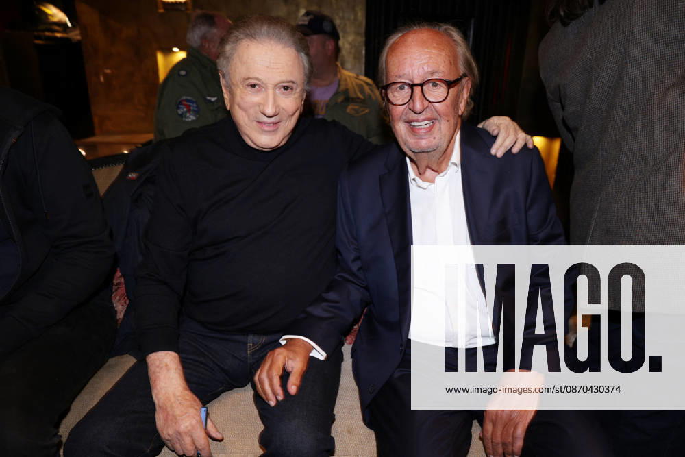 Exclusive - Michel Drucker book launch - Paris Exclusive - Michel Drucker and Michel Laffon attend Michel Drucker « Je vous ai tant aimés » book launch organized by Five Eyes Production at Buddha Bar, in Paris, France, October 22, 2026. Photo by Jerome Domine ABACAPRESS.COM Paris France