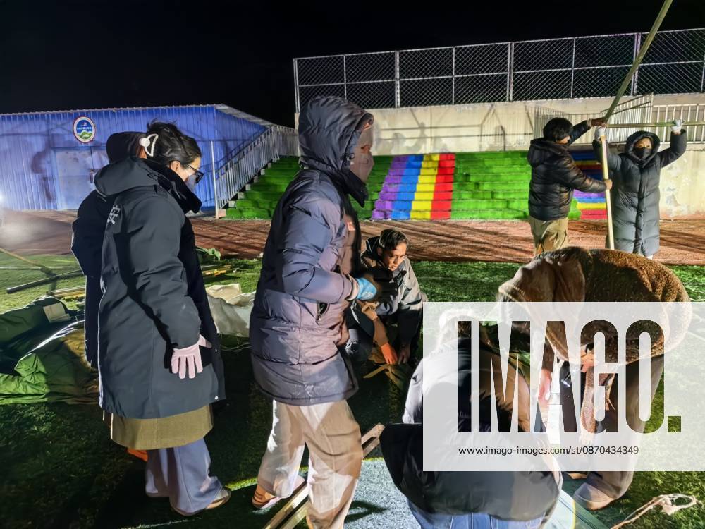 (261023) -- NAGQU, Oct. 23, 2026 -- Tents are being set up for quake-affected residents at a primary school in Baqen County of Nagqu City, southwest China s Xizang Autonomous Region, Oct. 23, 2026. Sixteen people were killed and 32 others injured after a 7.0-magnitude earthquake struck Baqen County of Nagqu City in southwest China s Xizang Autonomous Region at 10:33 p.m. Thursday (Beijing Time), according to the city s emergency management bureau. The damage caused by the quake is being further evaluated, and disaster relief work is underway. Xizang has activated a Level-II earthquake disaster emergency response, according to the regional emergency command center. (SpotNews) CHINA-XIZANG-NAGQU-EARTHQUAKE-DISASTER EMERGENCY RESPONSE