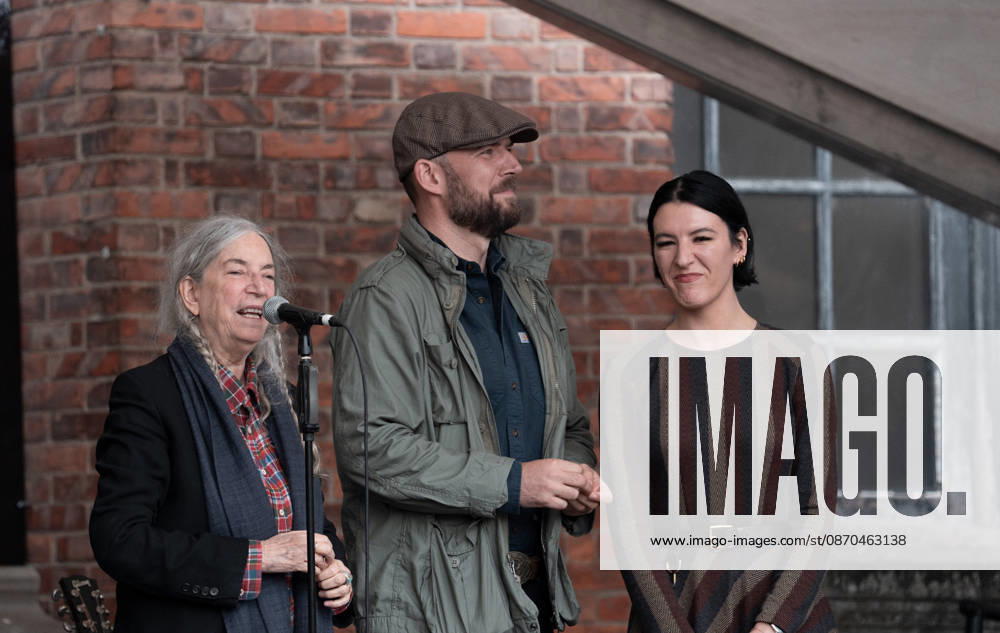 Patti Smith, Jackson Smith, and Jesse Smith — Patti Smith is honored ahead of the 2026 Princess of Asturias Awards at the Fabrica de Armas cultural center in Oviedo on October 22, 2026, Oviedo, Spain