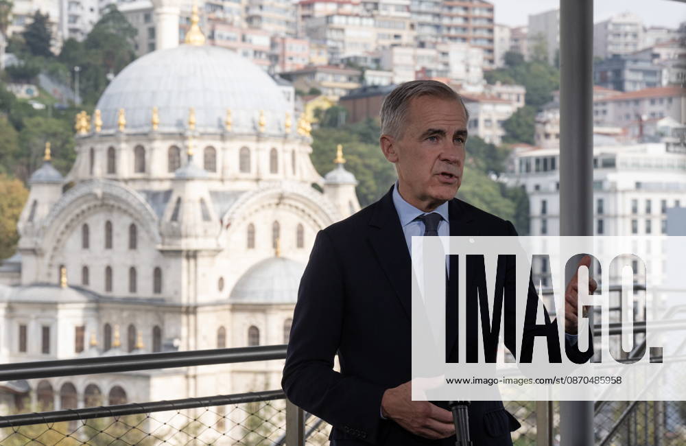 Prime Minister Mark Carney speaks with reporters during a news conference in Istanbul, Turkey Friday, Oct. 23, 2026. Istanbul Turkey - ZUMAc35_ 20261023_zaf_c35_001
