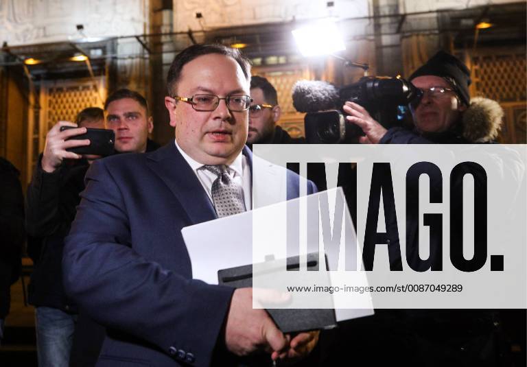 KW48 News Bildes des Tages MOSCOW, RUSSIA – NOVEMBER 26, 2018: Ukraine s Charge d Affaires in Russia Ruslan Nimchinsky summoned at the Russian Foreign Ministry headquarters over the Kerch Strait incident. Sergei Bobylev TASS TS098C0F