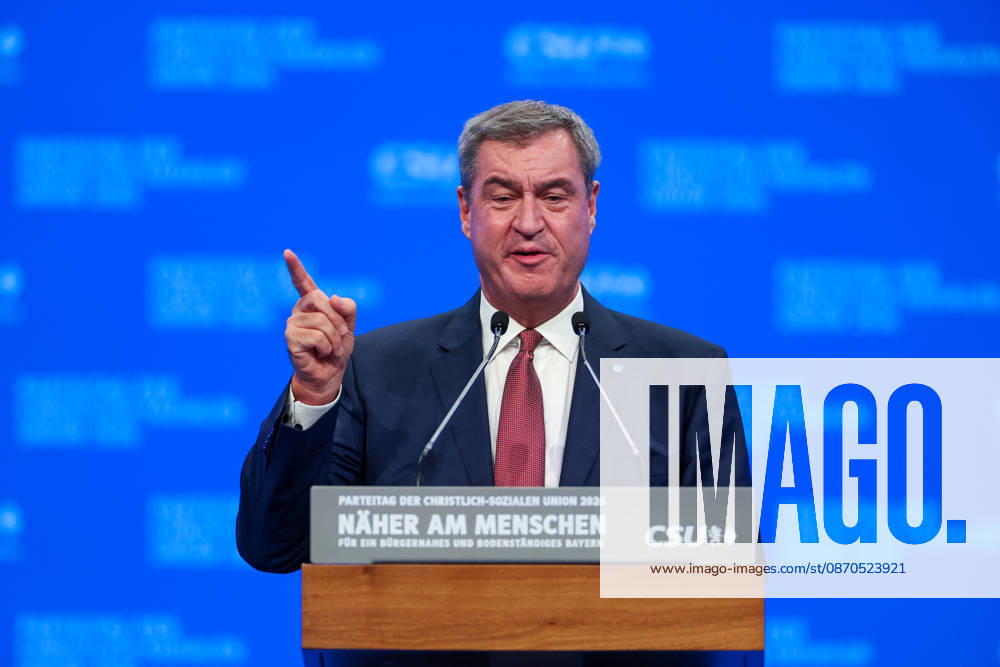 CSU-Parteitag 2026 Markus Söder ( Ministerpräsident Bayern ) auf dem CSU-Parteitag 2026 in der Messe München