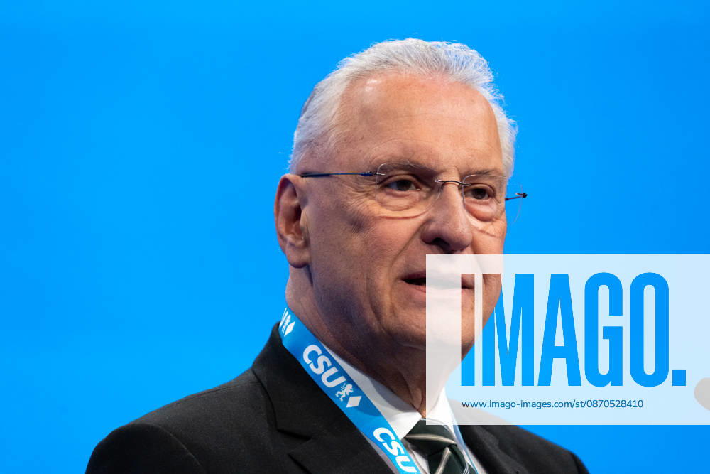 Parteitag 2026 der Partei CSU (Christlich-Soziale-Union) in der Messe München. Bayerns Innenminister Joachim Herrmann, Einzelbild
