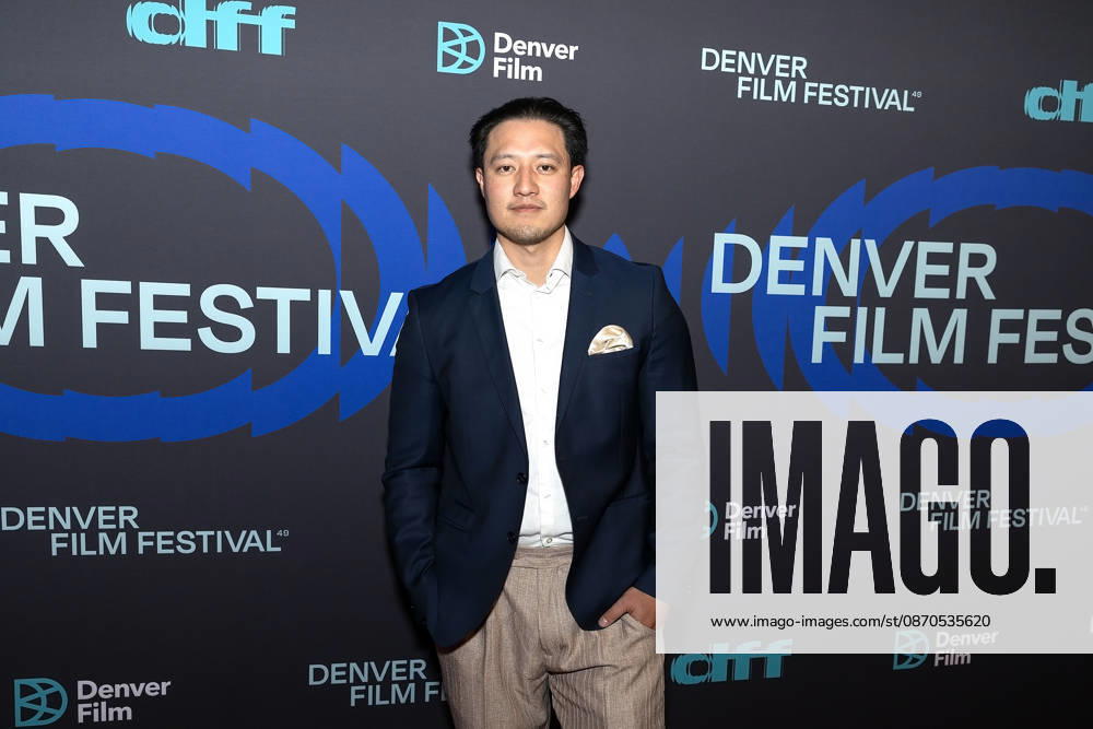 Producer DREW MATSUSHIME of the film End of Things poses for a photo during the 49th. Denver Film Festival Red Carpet event at the Ellie Caulkins Opera House Thursday night. Credit Image: ZUMA Press Wire) Denver USA - ZUMAav4_ 20261023_zaf_av4_004