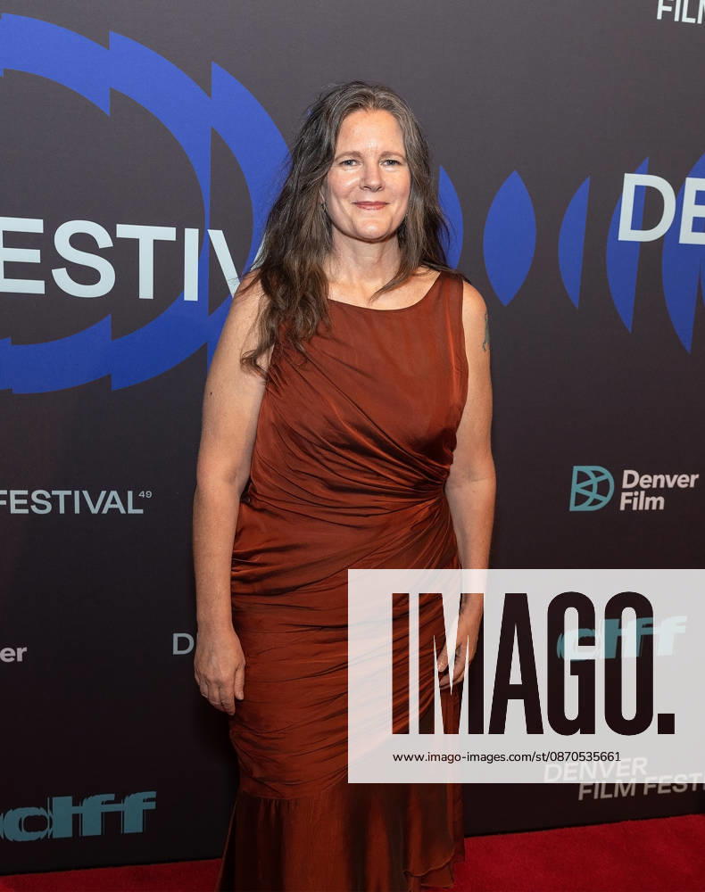 Executive Producer SUSANNAH CARLETON of the film Watch You Rise poses for a photo during the 49th. Denver Film Festival Red Carpet event at the Ellie Caulkins Opera House Thursday night. Credit Image: ZUMA Press Wire) Denver USA - ZUMAav4_ 20261023_zaf_av4_007