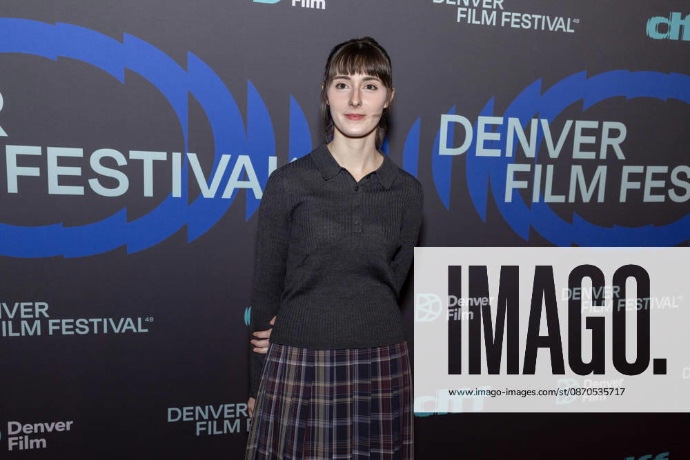 Producer JADE TSUMURA of the film End of Things poses for a photo during the 49th. Denver Film Festival Red Carpet event at the Ellie Caulkins Opera House Thursday night. Credit Image: ZUMA Press Wire) Denver USA - ZUMAav4_ 20261023_zaf_av4_015