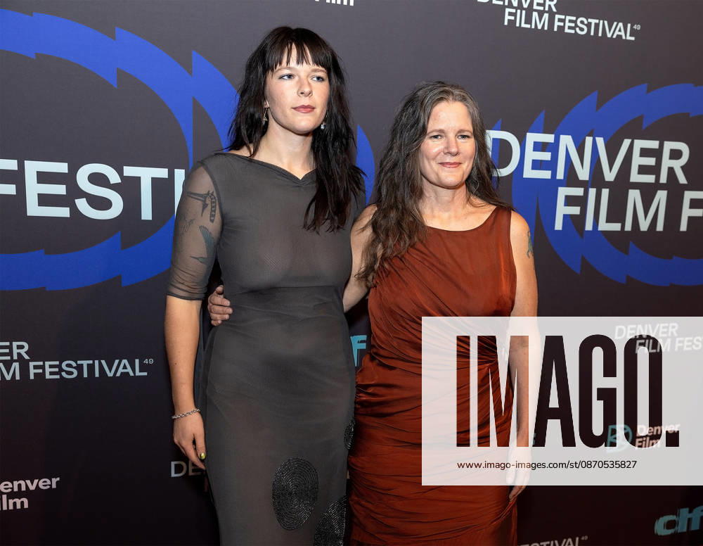 Director ISABELLA GRACE COHN and Executive Producer SUSANNAH CARLETON of the film Watch You Rise pose for a photo during the 49th. Denver Film Festival Red Carpet event at the Ellie Caulkins Opera House Thursday night. Credit Image: ZUMA Press Wire) Denver USA - ZUMAav4_ 20261023_zaf_av4_023
