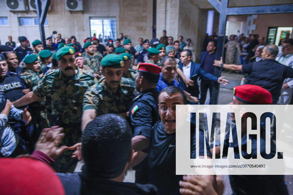 7 killed, 28 injured in funeral shooting near church in Jordan’s Karak KARAK, JORDAN - OCTOBER 23: Security forces take measures at Prince Ali bin Al-Hussein Military Hospital after seven people killed and 28 others injured in an armed attack at a church in Karak, Jordan on October 23, 2026. Salah Malkawi Anadolu Karak Jordan. Editorial use only. Please get in touch for any other usage.