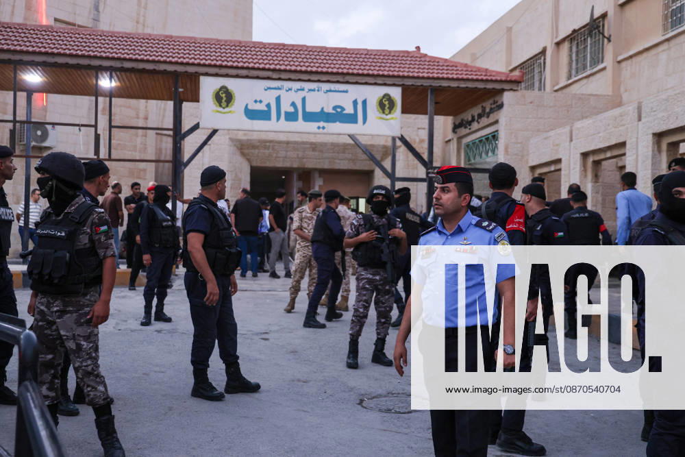 7 killed, 28 injured in funeral shooting near church in Jordan’s Karak KARAK, JORDAN - OCTOBER 23: Security forces take measures at Prince Ali bin Al-Hussein Military Hospital after seven people killed and 28 others injured in an armed attack at a church in Karak, Jordan on October 23, 2026. Salah Malkawi Anadolu Karak Jordan. Editorial use only. Please get in touch for any other usage.
