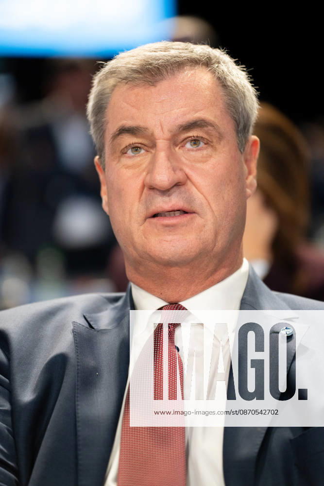 Parteitag 2026 der Partei CSU (Christlich-Soziale-Union) in der Messe München. Ministerpräsident Dr. Markus Söder, Einzelbild, Porträt, Portrait