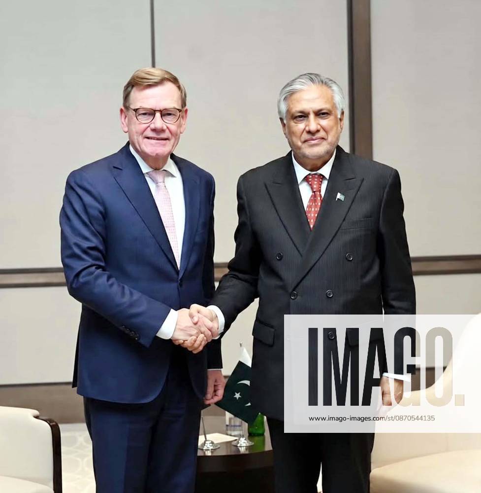 Deputy Prime Minister Foreign Minister of Pakistan Senator Mohammad Ishaq Dar Meets Federal Minister for Foreign Affairs of Germany Johann Wadephul in Istanbul ISTANBUL, TURKEY - 23-Oct-2026: Deputy Prime Minister and Foreign Minister of Pakistan, Senator Mohammad Ishaq Dar, met with Johann Wadephul, Federal Minister for Foreign Affairs of Germany, in Istanbul on Friday. The diplomatic engagement underscores the importance of fostering bilateral relations between Pakistan and Germany, focusing on enhancing cooperation in various sectors. The meeting, set against a formal diplomatic backdrop, is indicative of both nations commitment to strengthening ties and addressing mutual interests. Such high-level discussions are pivotal in navigating