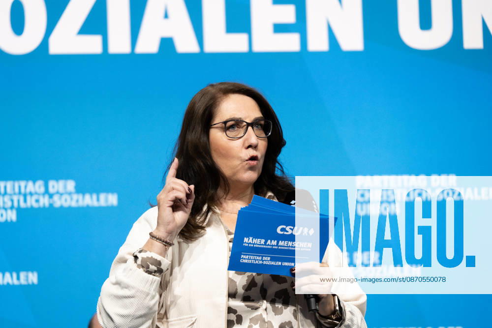Parteitag 2026 der Partei CSU (Christlich-Soziale-Union) in der Messe München. Forum: KOMMUNALPOLITIK, STARKE KOMMUNEN. GUTE ZUKUNFT. Tanja Schorer-Dremel (MdL)