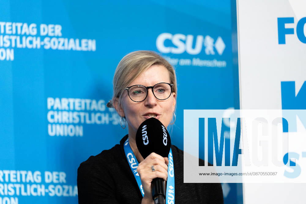 Parteitag 2026 der Partei CSU (Christlich-Soziale-Union) in der Messe München. Forum: KOMMUNALPOLITIK, STARKE KOMMUNEN. GUTE ZUKUNFT. Katrin Albsteiger (OB, Bürgermeisterin, Oberbürgermeisterin NEU-ULM)