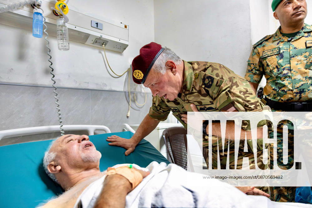 King of Jordan Visits Victims of Terrorist Attack on a Church - Karak King Abdullah II of Jordan visits victims of a deadly church attack at a military hospital in the city of Karak, Jordan, on October 23rd, 2026. Photo by Balkis Press ABACAPRESS.COM Karak Jordan